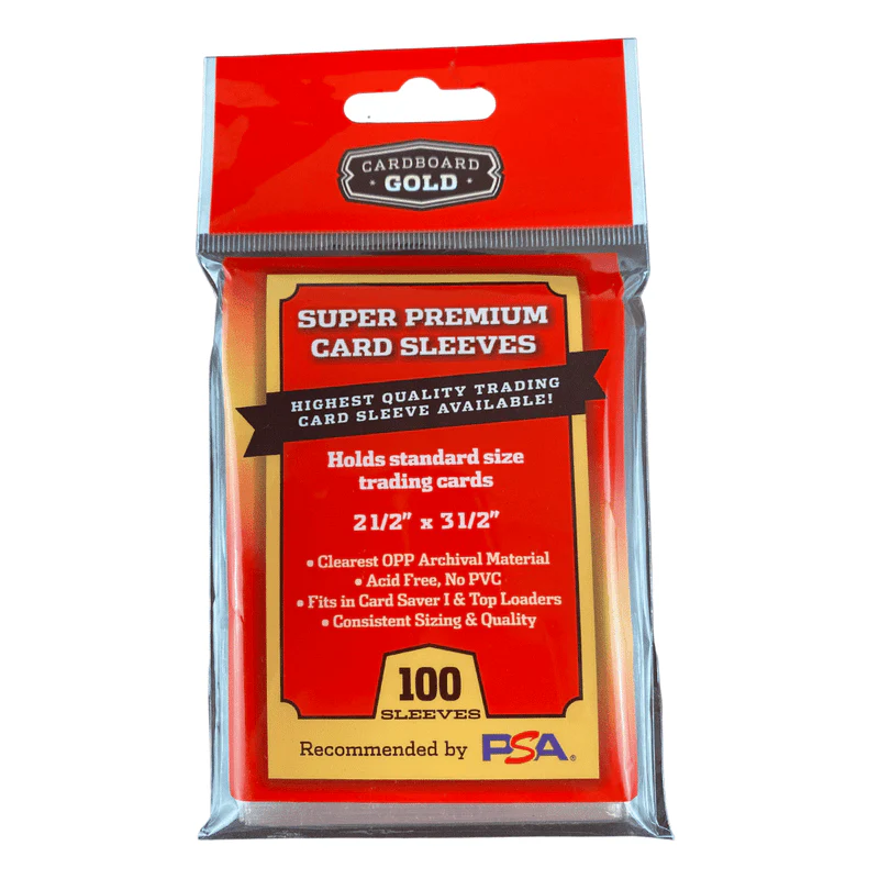 1000ct (10 packs) Super Premium Soft Card Sleeves for Thick Size Trading Cards