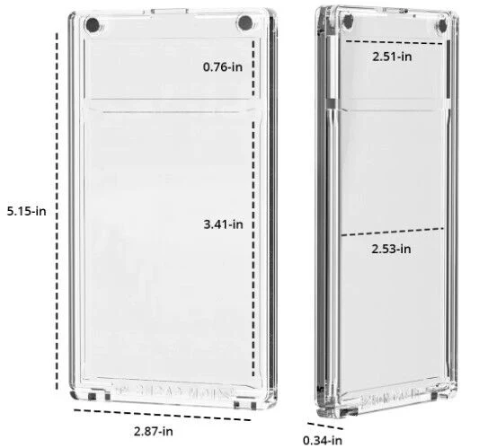100ct Zion MagPro 130pt Magnetic Card Holders - Image 6