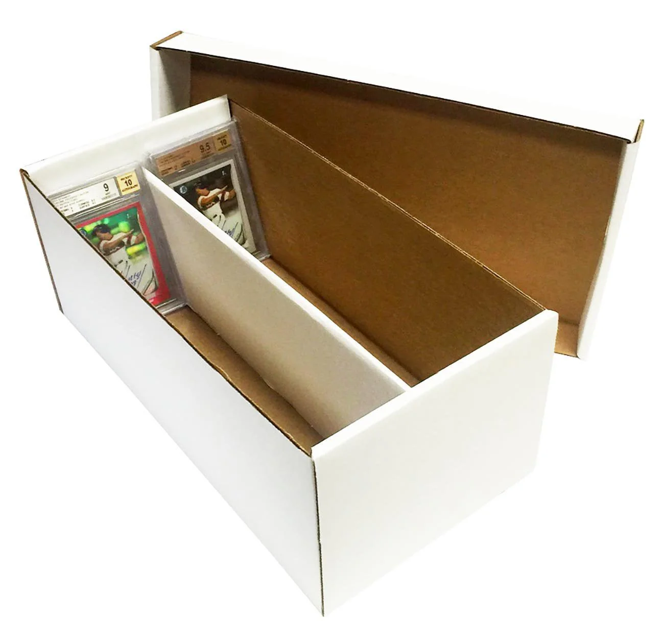 2-Row Graded Card Storage Shoe Box - Bundle of 25
