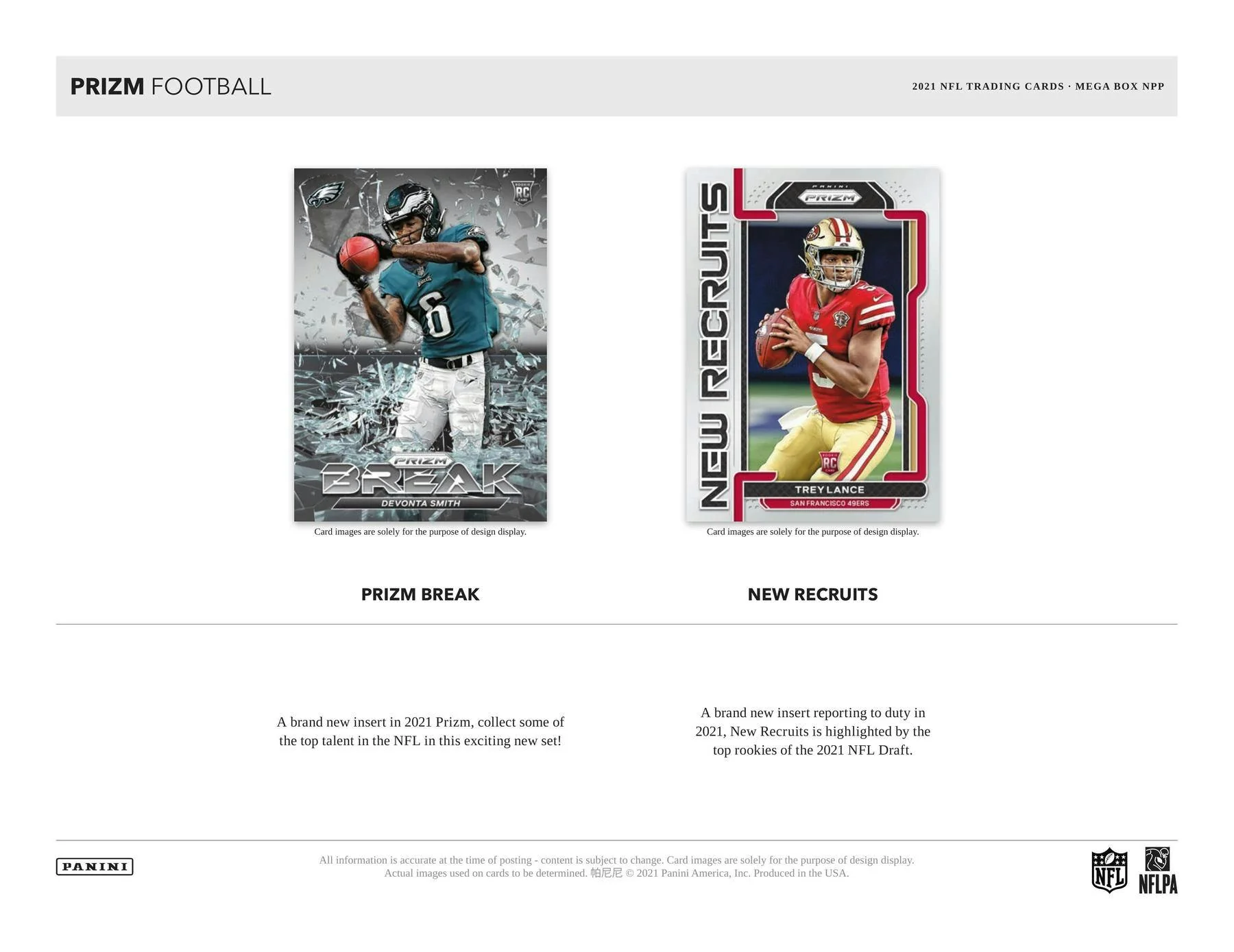 2021 Panini Prizm Football Mega Box (Neon Green Pulsar!) - Image 6