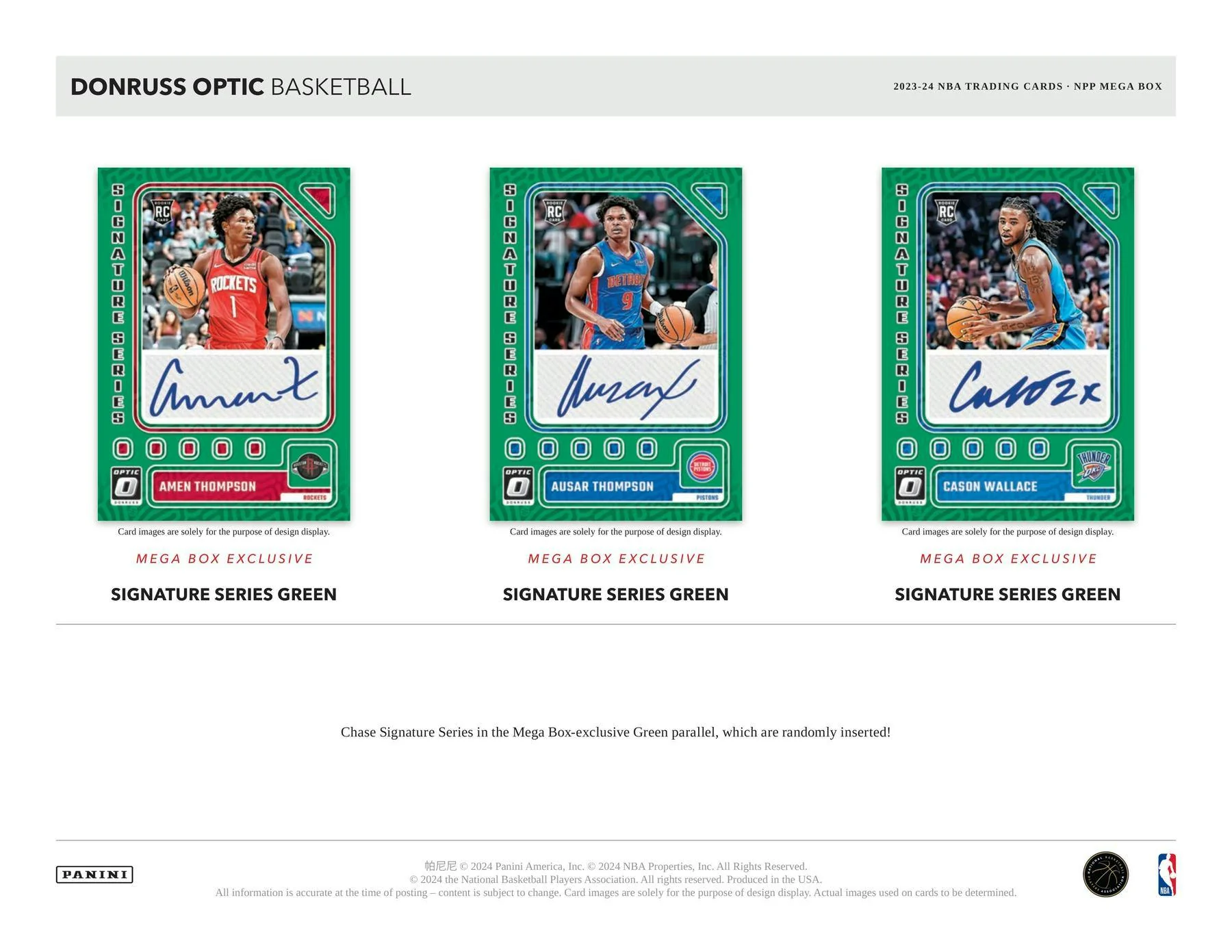 2023-24 Panini Donruss Optic Basketball Mega Box (Hyper Pink Prizms) - Image 4