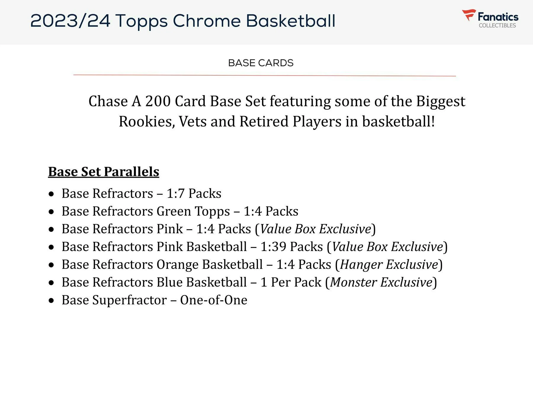 2023-24 Topps Chrome Basketball Blaster Box - Image 5