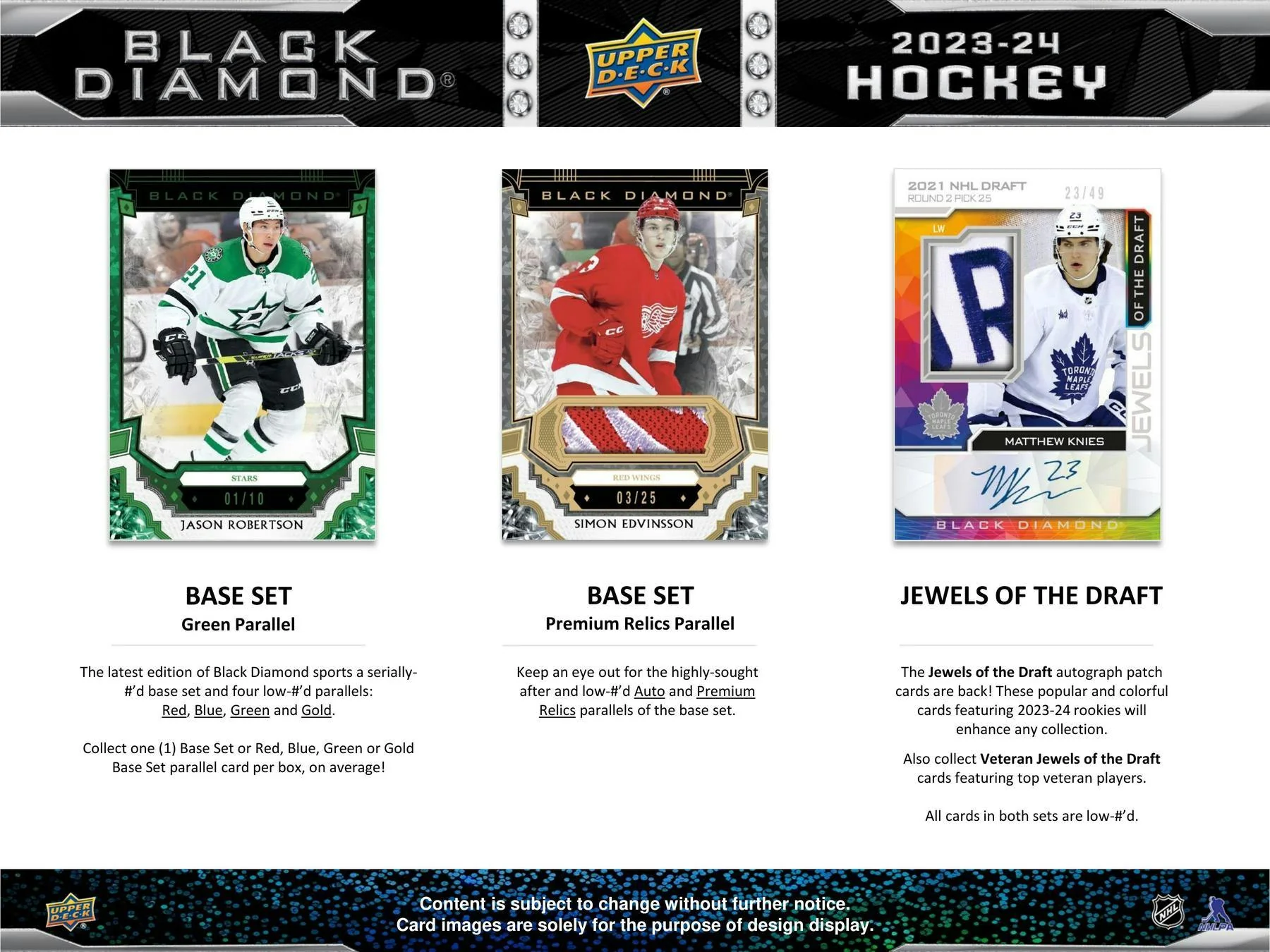 2023-24 Upper Deck Black Diamond Hockey Hobby Box - Image 4