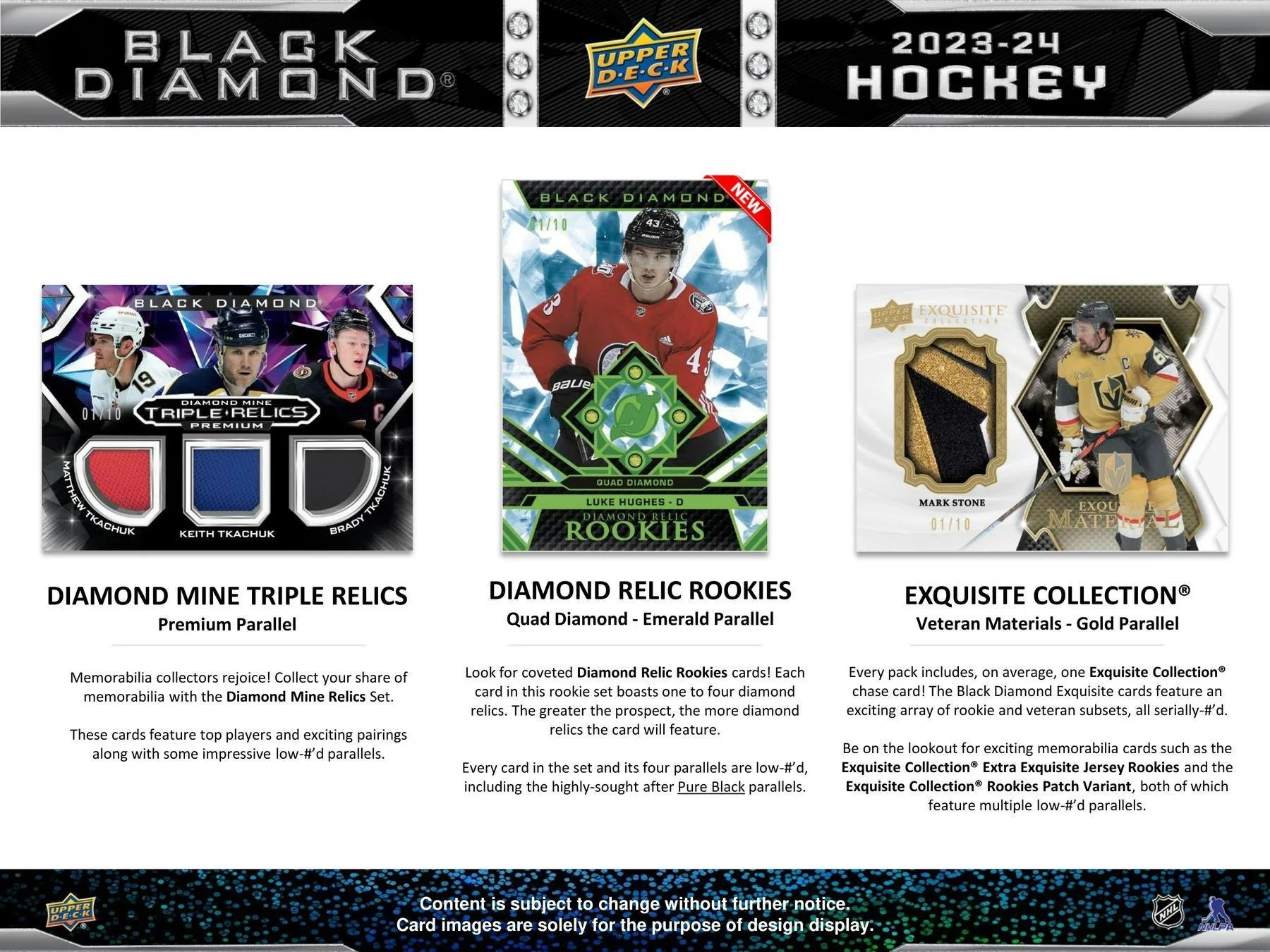 2023-24 Upper Deck Black Diamond Hockey Hobby Box - Image 5