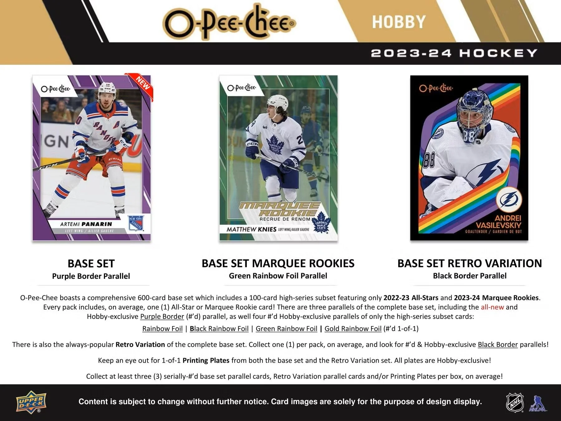 2023-24 Upper Deck O-Pee-Chee Hockey Hobby Box - Image 4