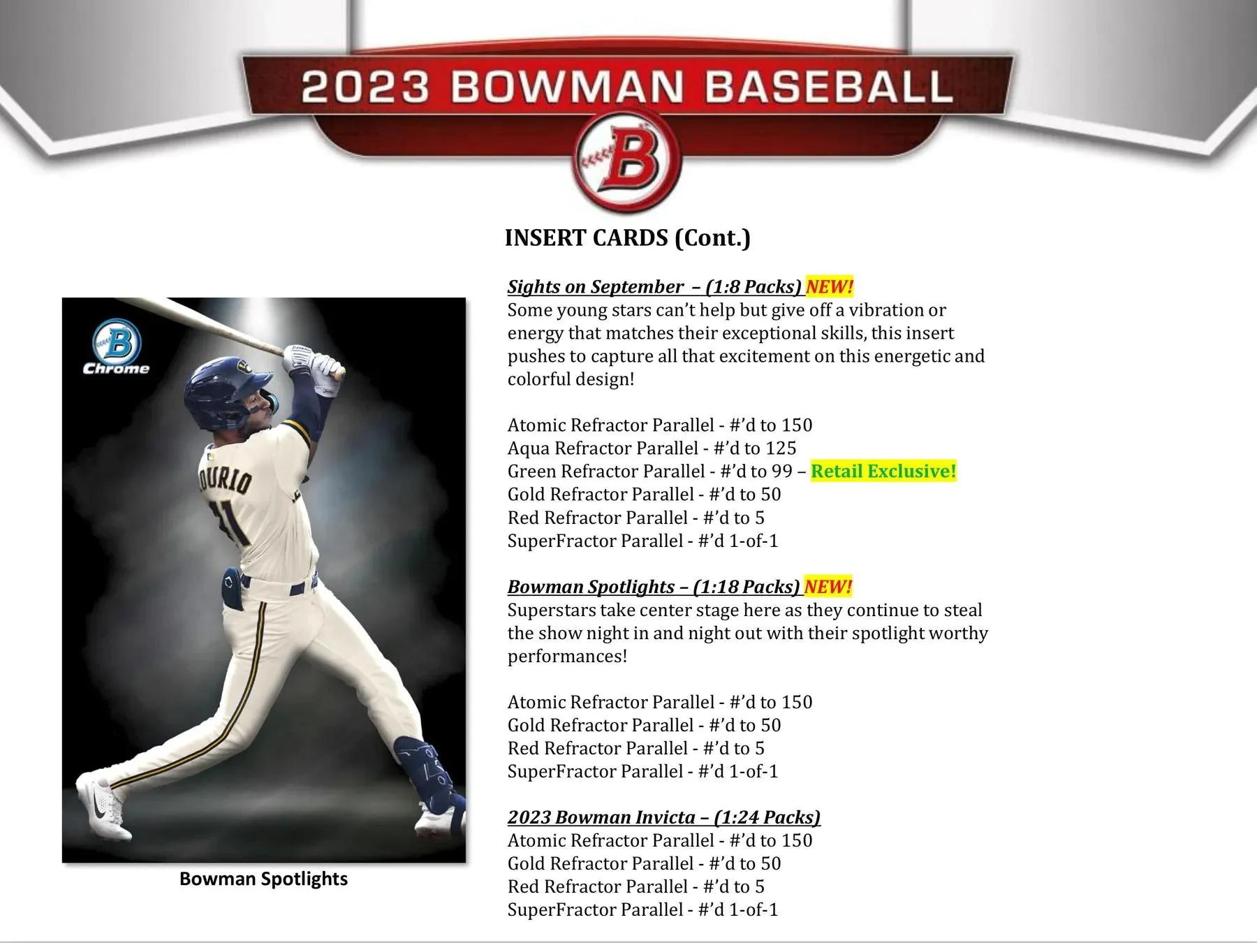 2023 Bowman Baseball 6-Pack Blaster Box - Image 7