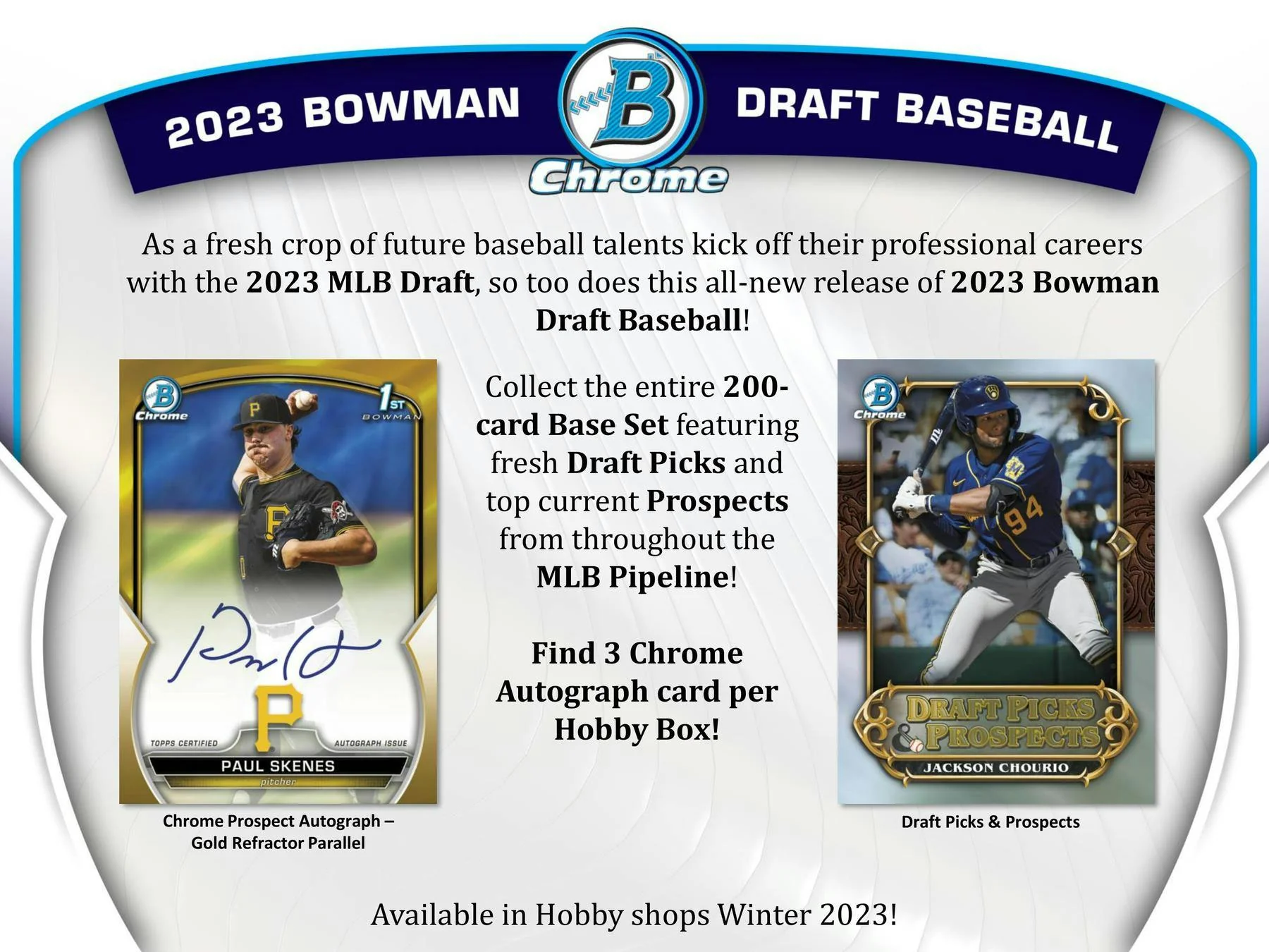 2023 Bowman Draft Baseball HTA Choice Box - Image 3