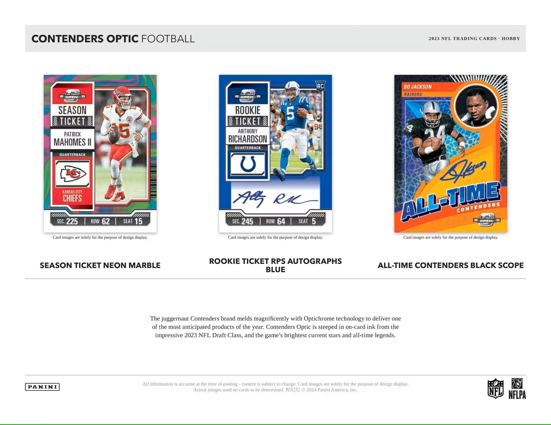 2023 Panini Contenders Optic Football Hobby Box - Image 4