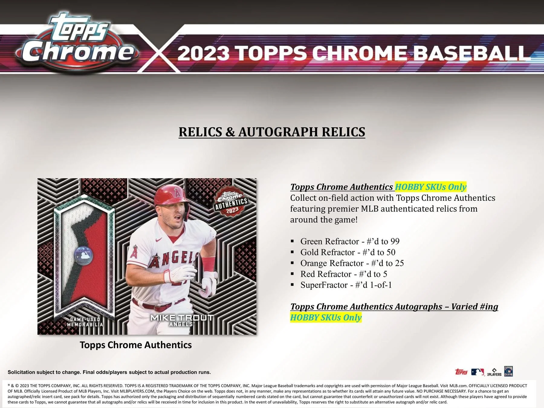 2023 Topps Chrome Baseball Hobby Box - Image 9
