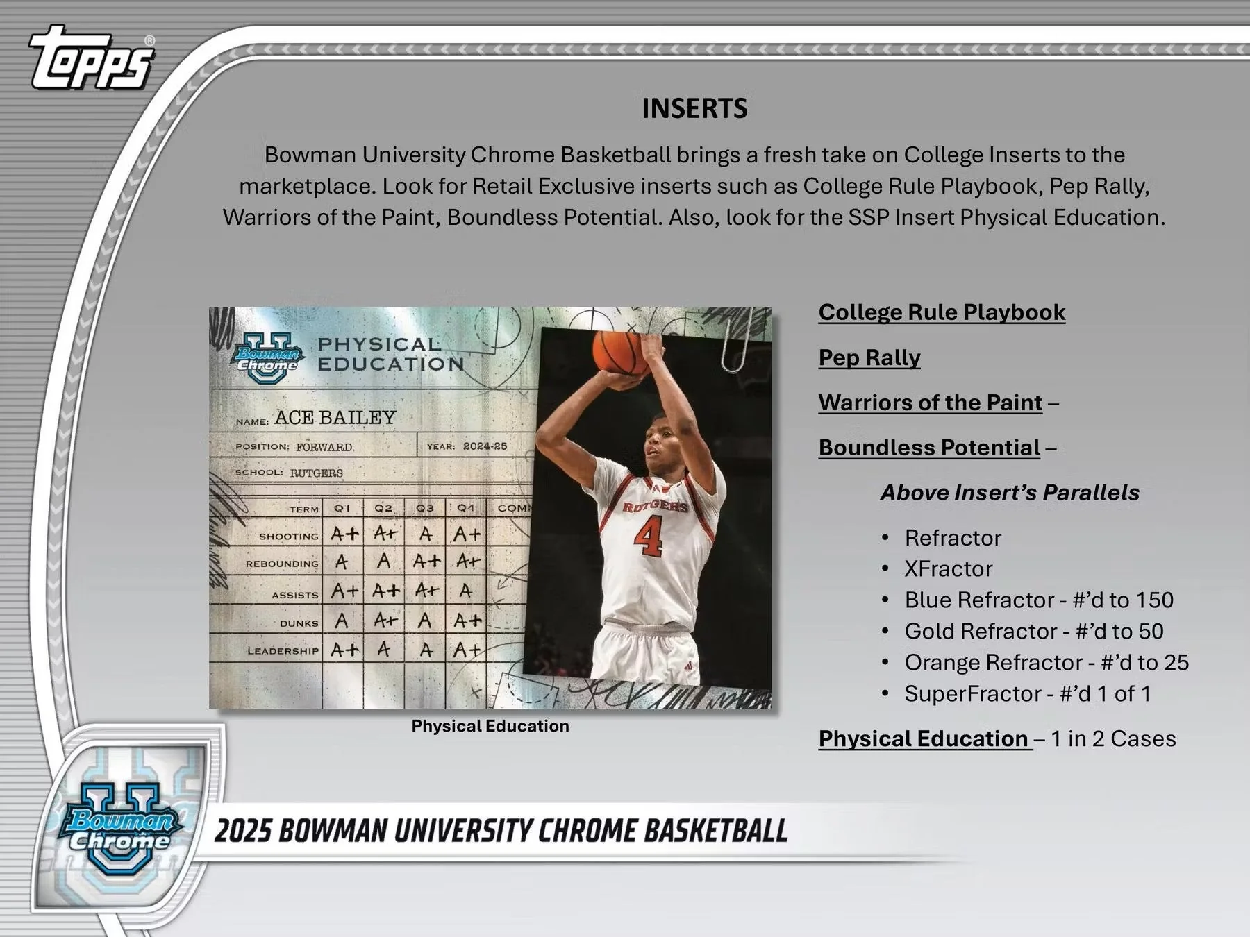 2024-25 Bowman University Chrome Basketball Mega Box - Image 5