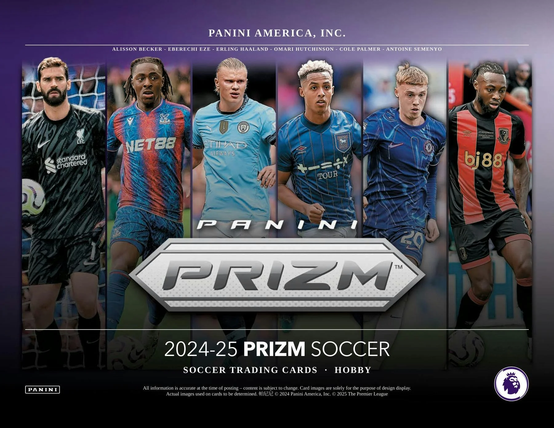 2024-25 Panini Prizm Premier League EPL Soccer Hobby Box - Image 3