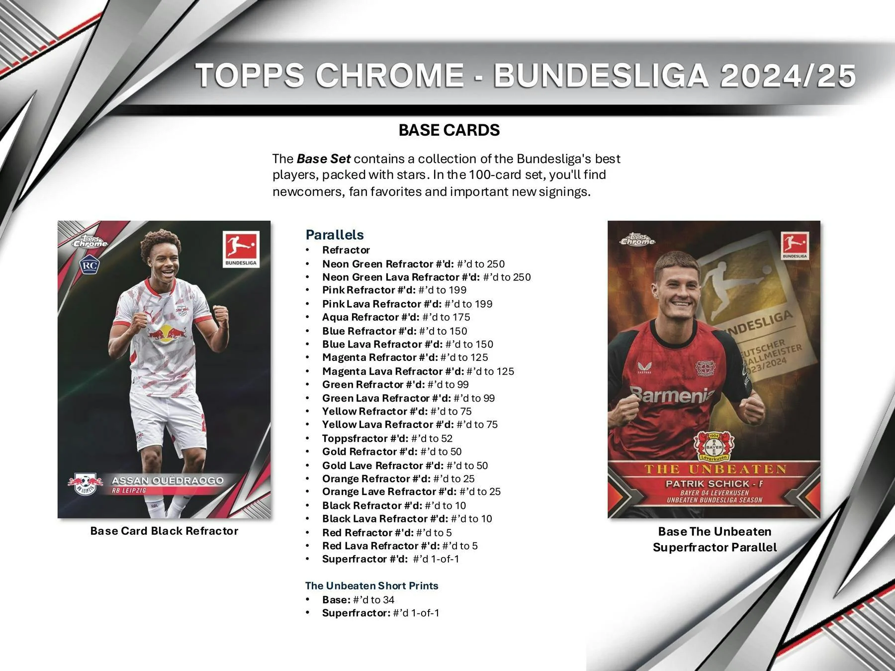 2024-25 Topps Chrome Bundesliga Hobby Box | Columbia Sports Cards & More - Image 5