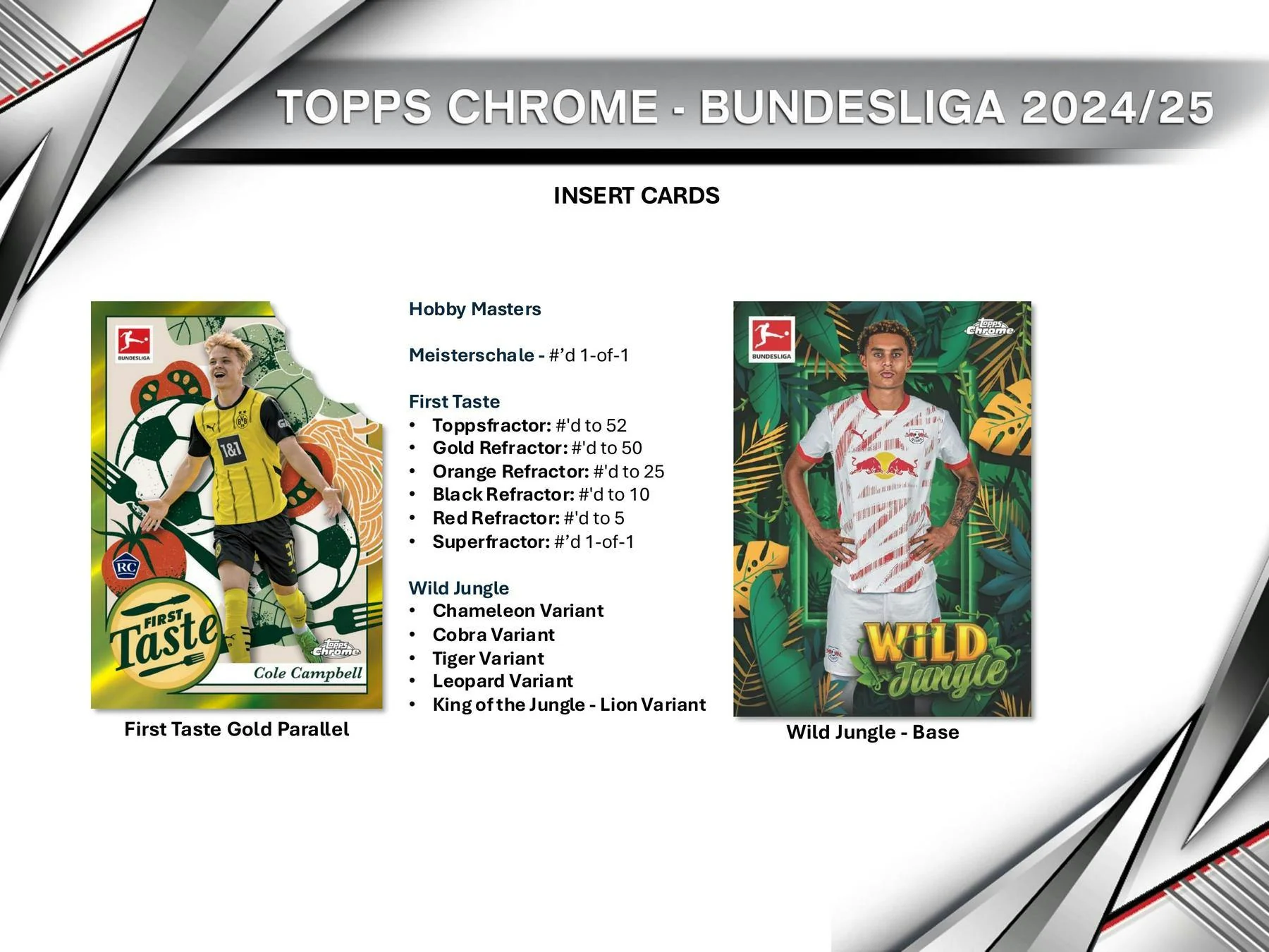 2024-25 Topps Chrome Bundesliga Hobby Box | Columbia Sports Cards & More - Image 7