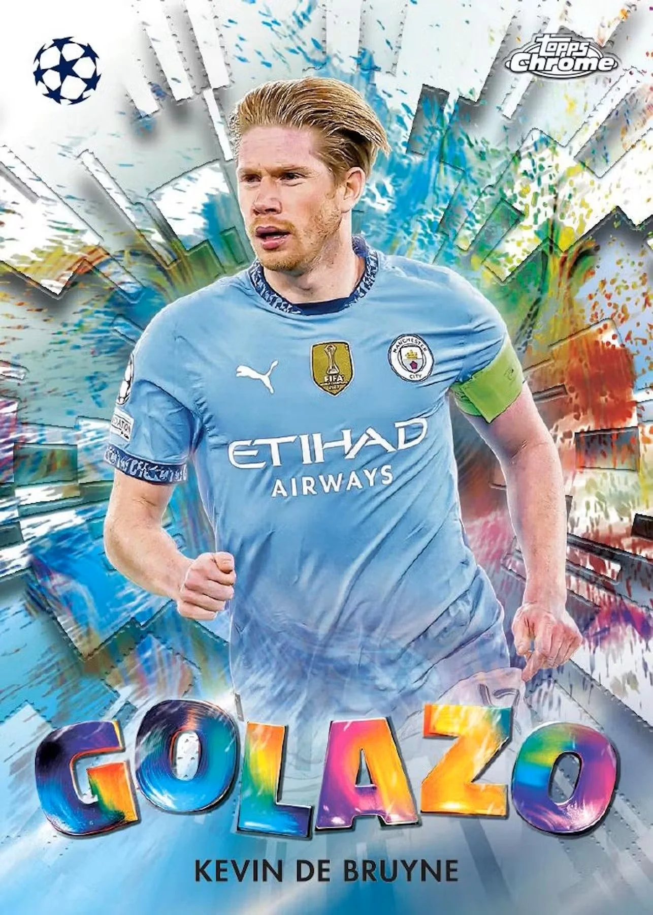 2024-25 Topps Chrome UEFA Club Competitions Soccer 7-Pack Blaster - Image 12