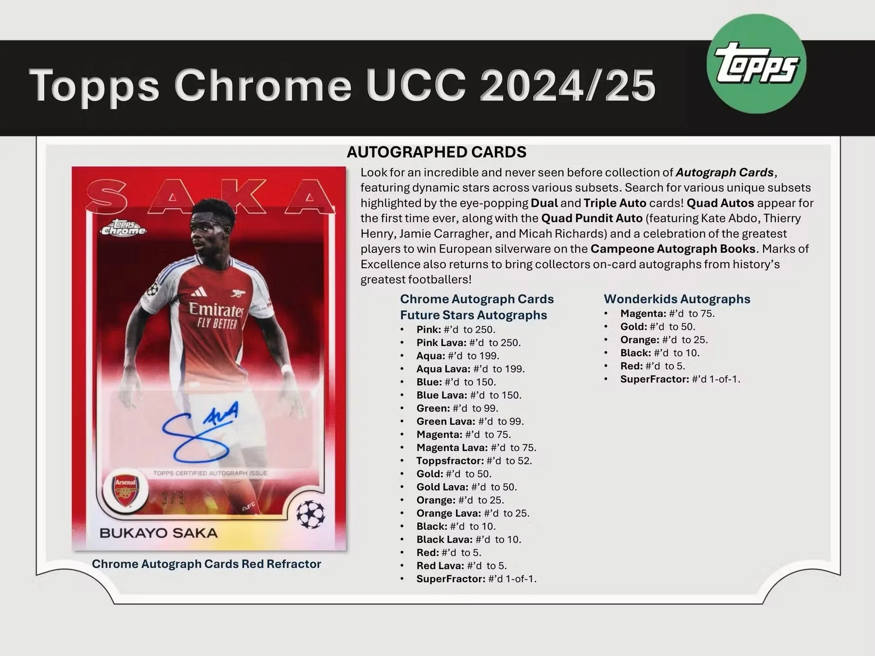 2024-25 Topps Chrome UEFA Club Competitions Soccer Hobby Box - Image 8