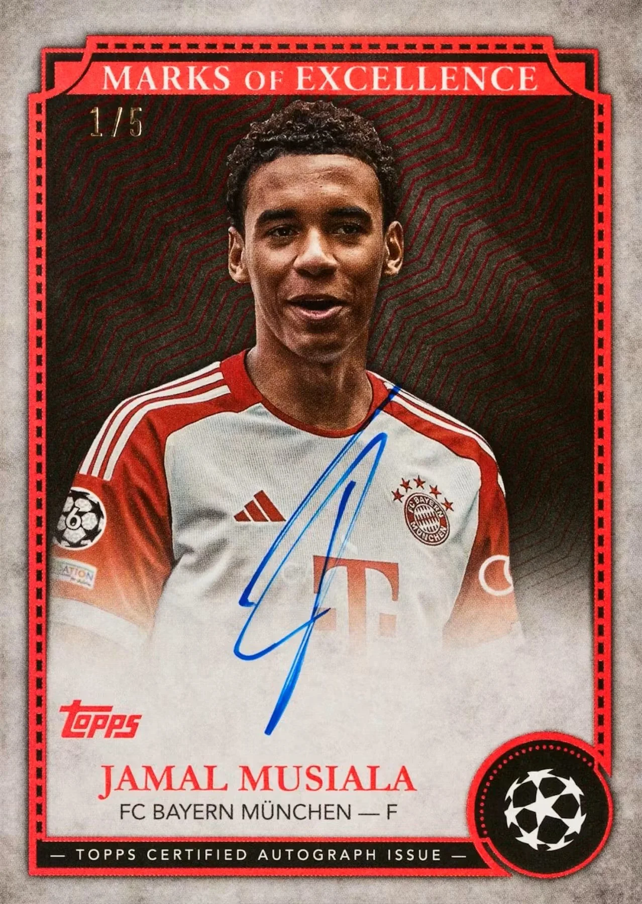 2024-25 Topps Chrome UEFA Club Competitions Soccer Hobby Jumbo Box - Image 11