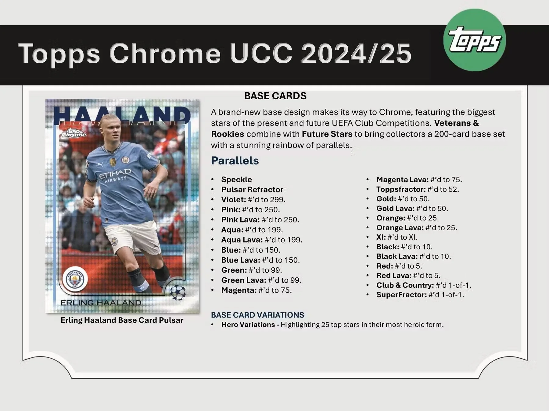 2024-25 Topps Chrome UEFA Club Competitions Soccer Hobby Jumbo Box - Image 5