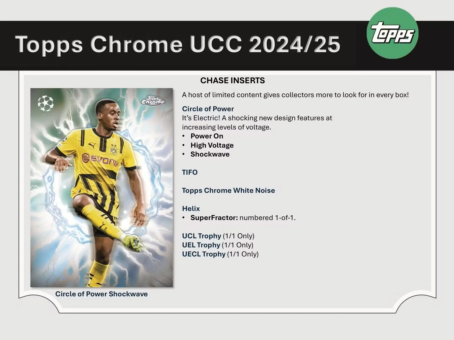 2024-25 Topps Chrome UEFA Club Competitions Soccer Hobby Jumbo Box - Image 7