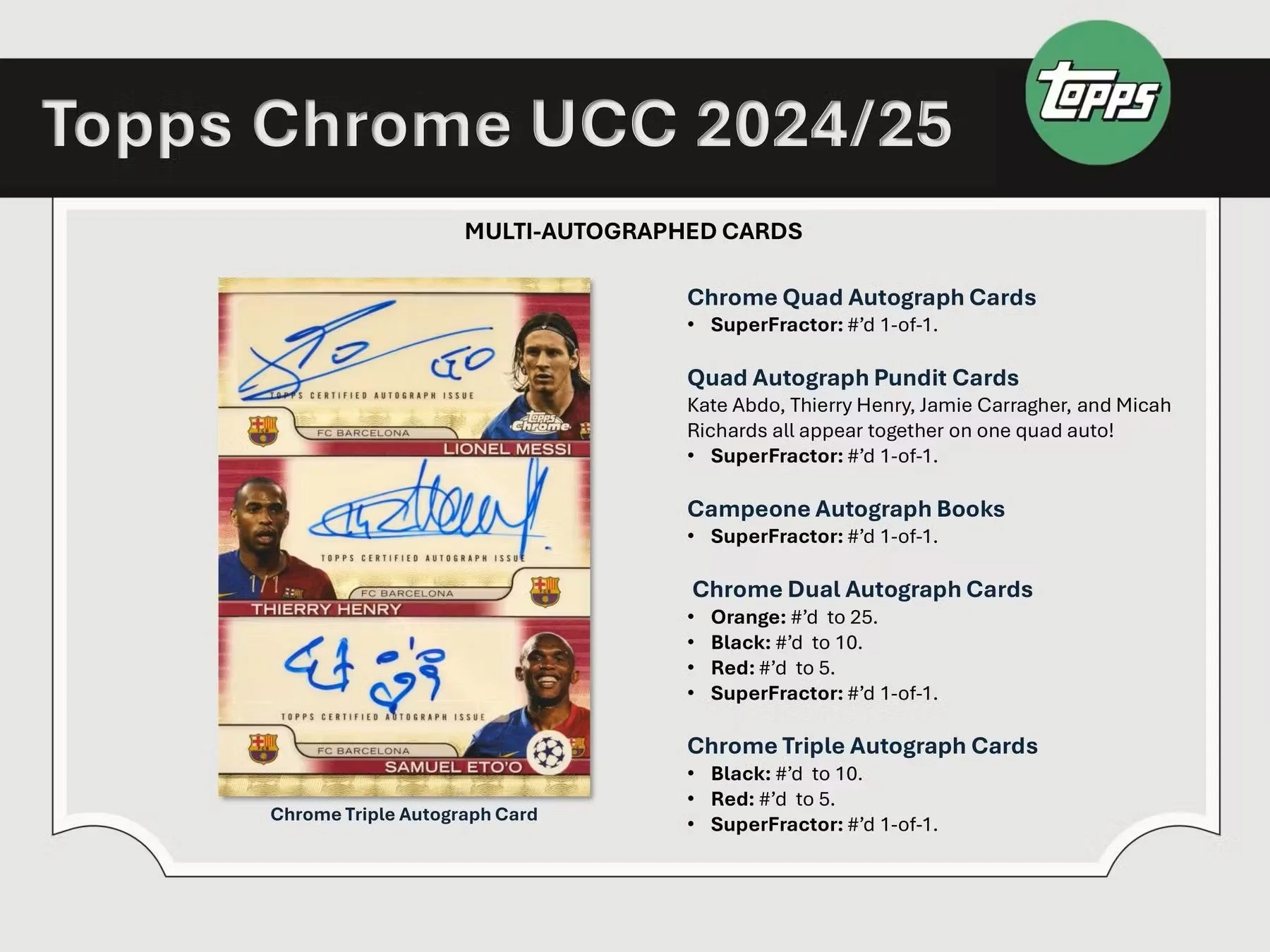 2024-25 Topps Chrome UEFA Club Competitions Soccer Hobby Jumbo Box - Image 9