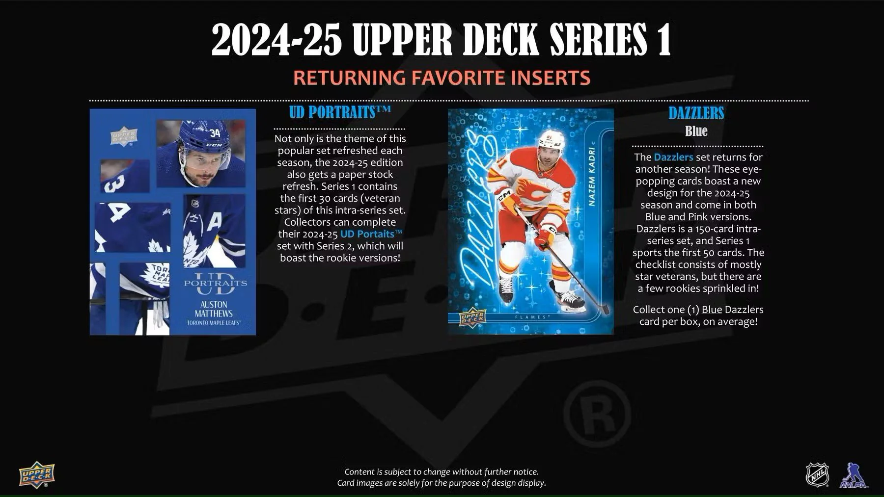2024/25 Upper Deck Series 1 Hockey 4-Pack Blaster Box - Image 8