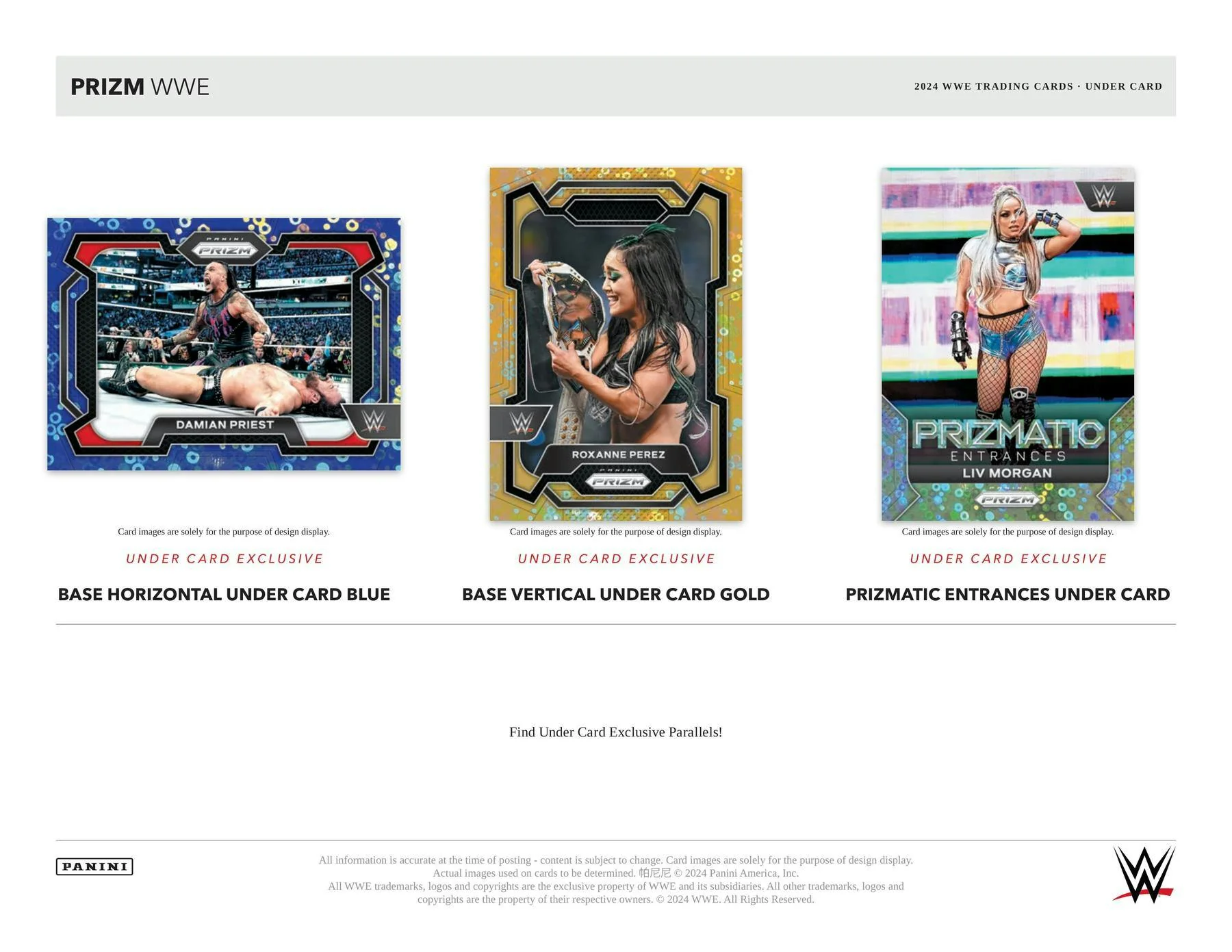 2024 Panini Prizm WWE Wrestling Under Card Box - Image 4