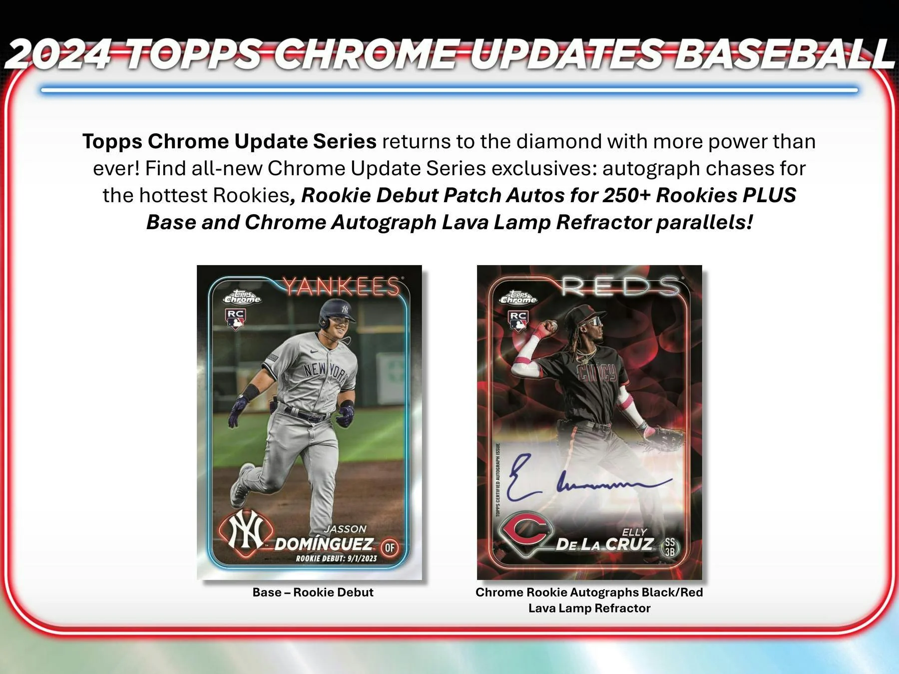 2024 Topps Chrome Update Series Baseball Breaker Delight Box - Image 3