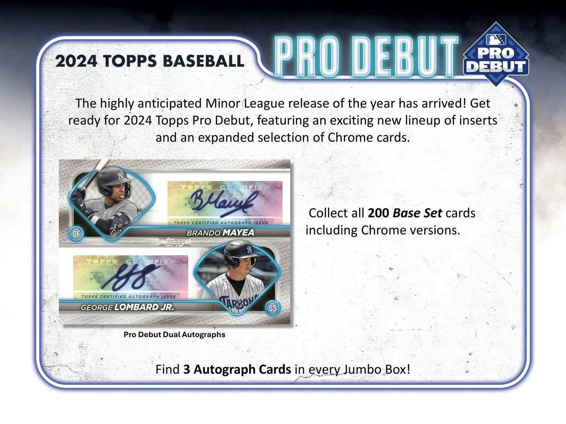 2024 Topps Pro Debut Baseball Hobby Jumbo Box - Image 3
