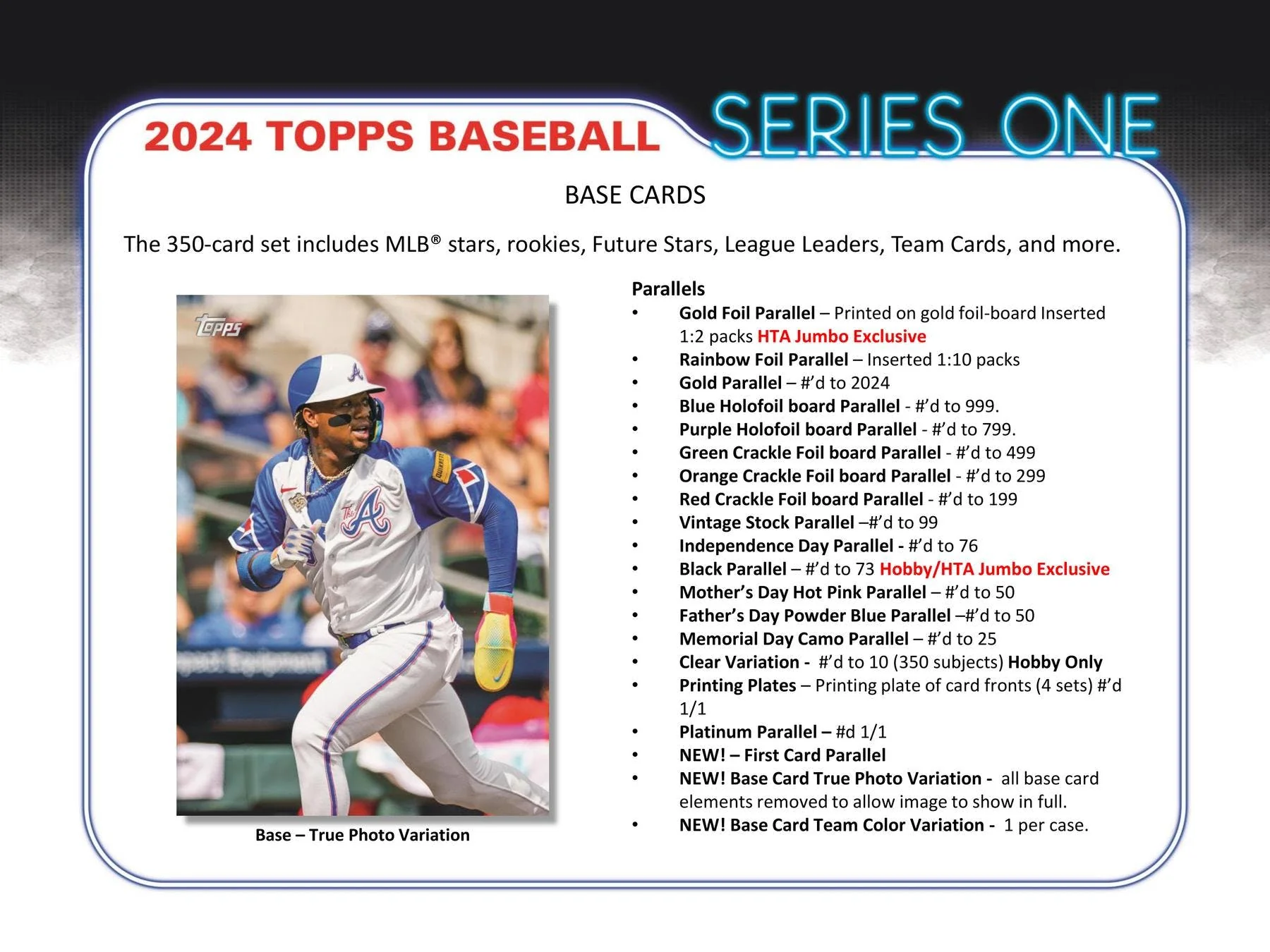2024 Topps Series 1 Baseball Hobby Box - Image 5