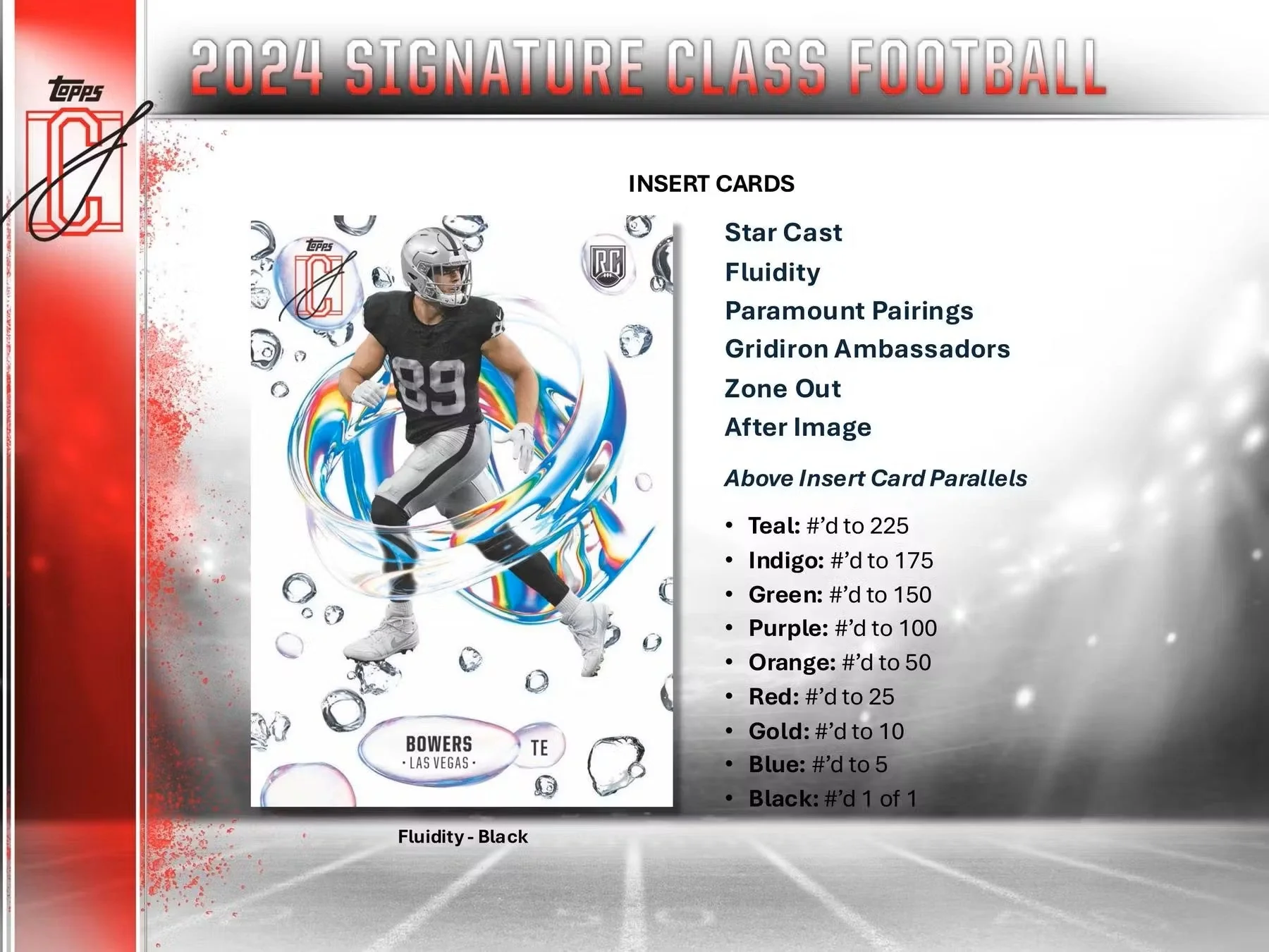 2024 Topps Signature Class Football Hobby Box - Image 5