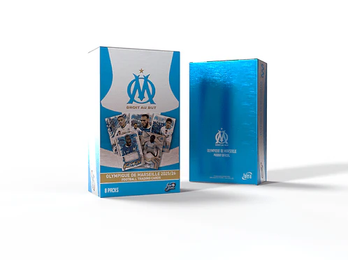 2025-26 Futera Olympique de Marseille Fans' Selection Soccer Hobby Box | Columbia Sports Cards