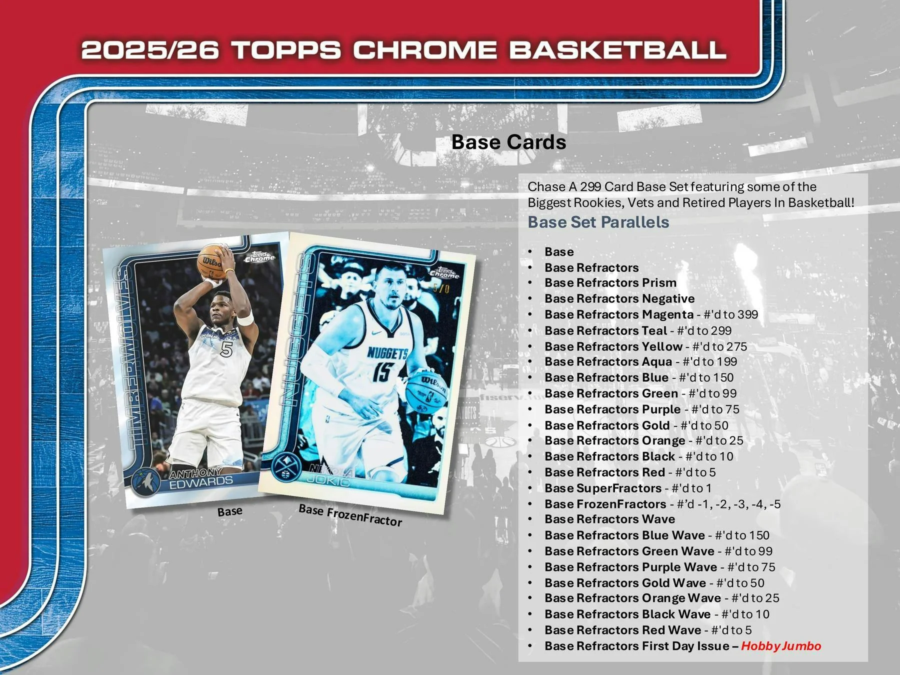 2025-26 Topps Chrome Basketball Hobby Box | Columbia Sports Cards - Image 4