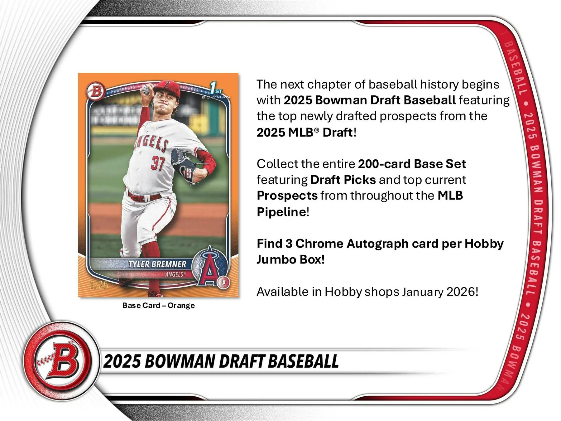 2025 Bowman Draft Baseball Hobby Jumbo Box | Columbia Sports Cards - Image 3