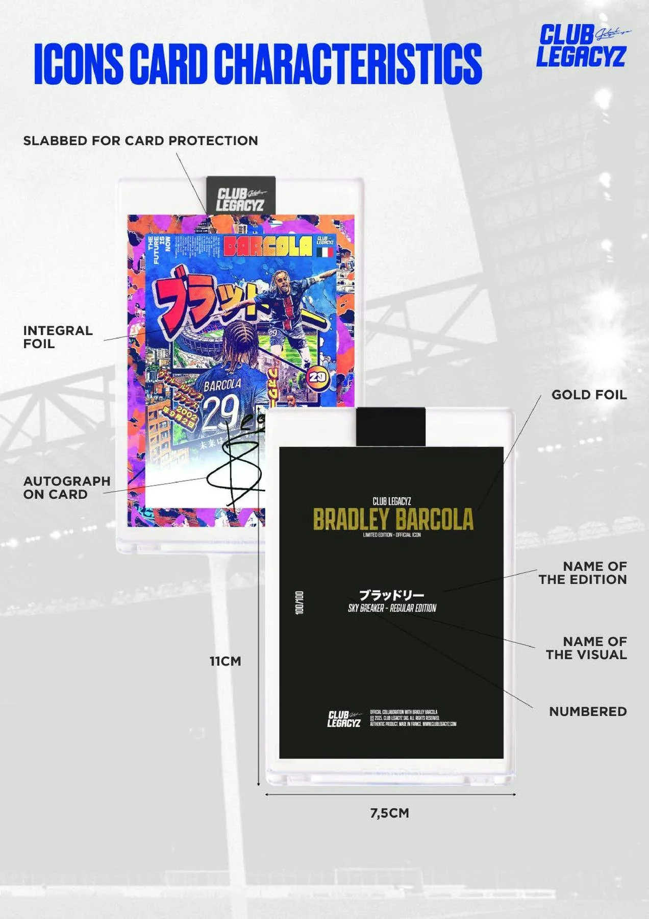 2025 Club Legacyz Icons Soccer Second Edition Hobby Box | Columbia Sports Cards - Image 5
