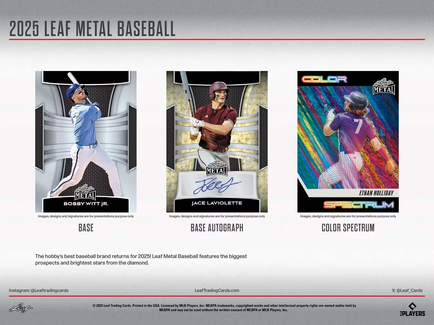 2025 Leaf Metal Baseball Hobby Box | Columbia Sports Cards - Image 4