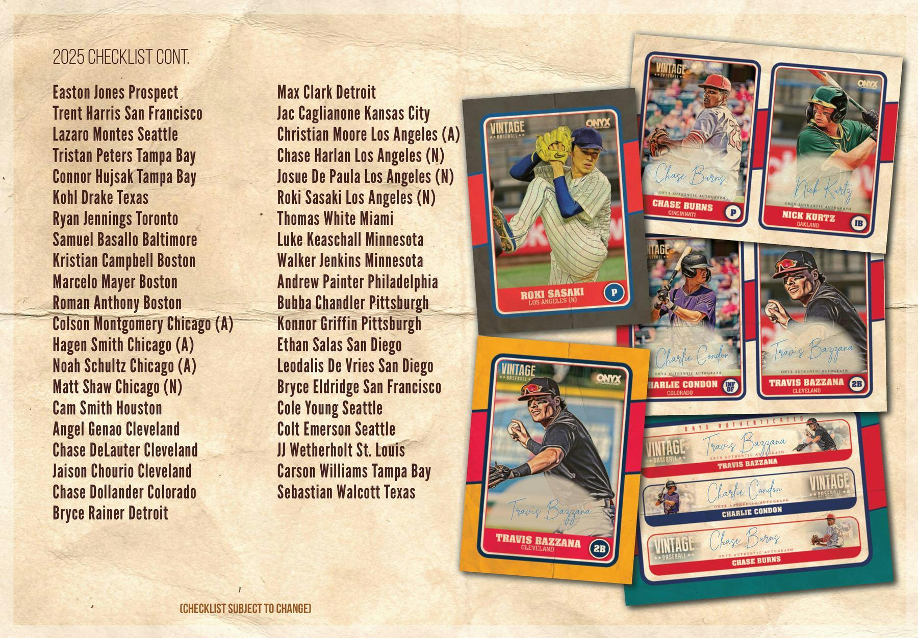 2025 Onyx Vintage Baseball Mega Series - Image 6