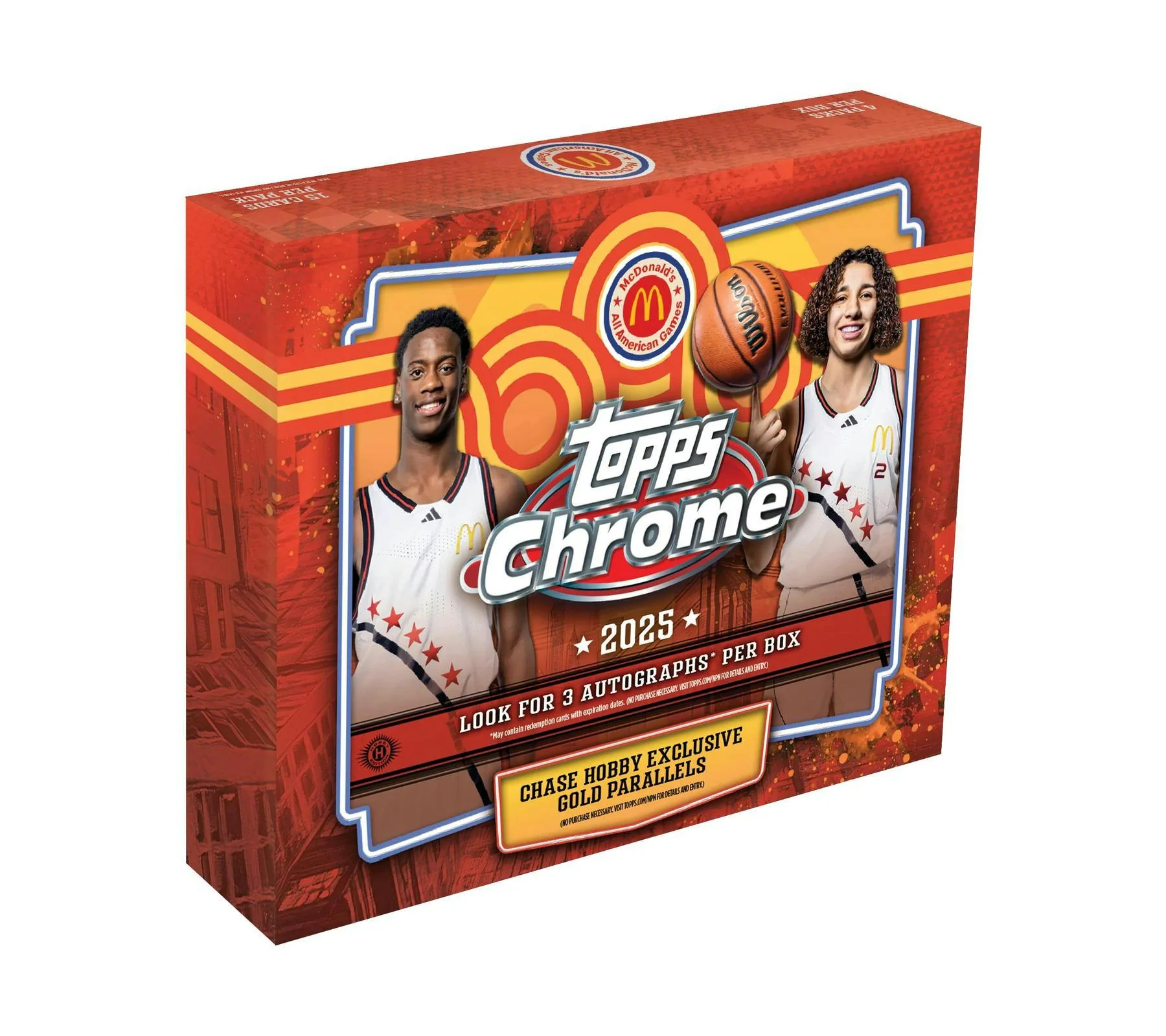 2025 Topps Chrome McDonald’s All-American Basketball Hobby Box | Columbia Sports Cards