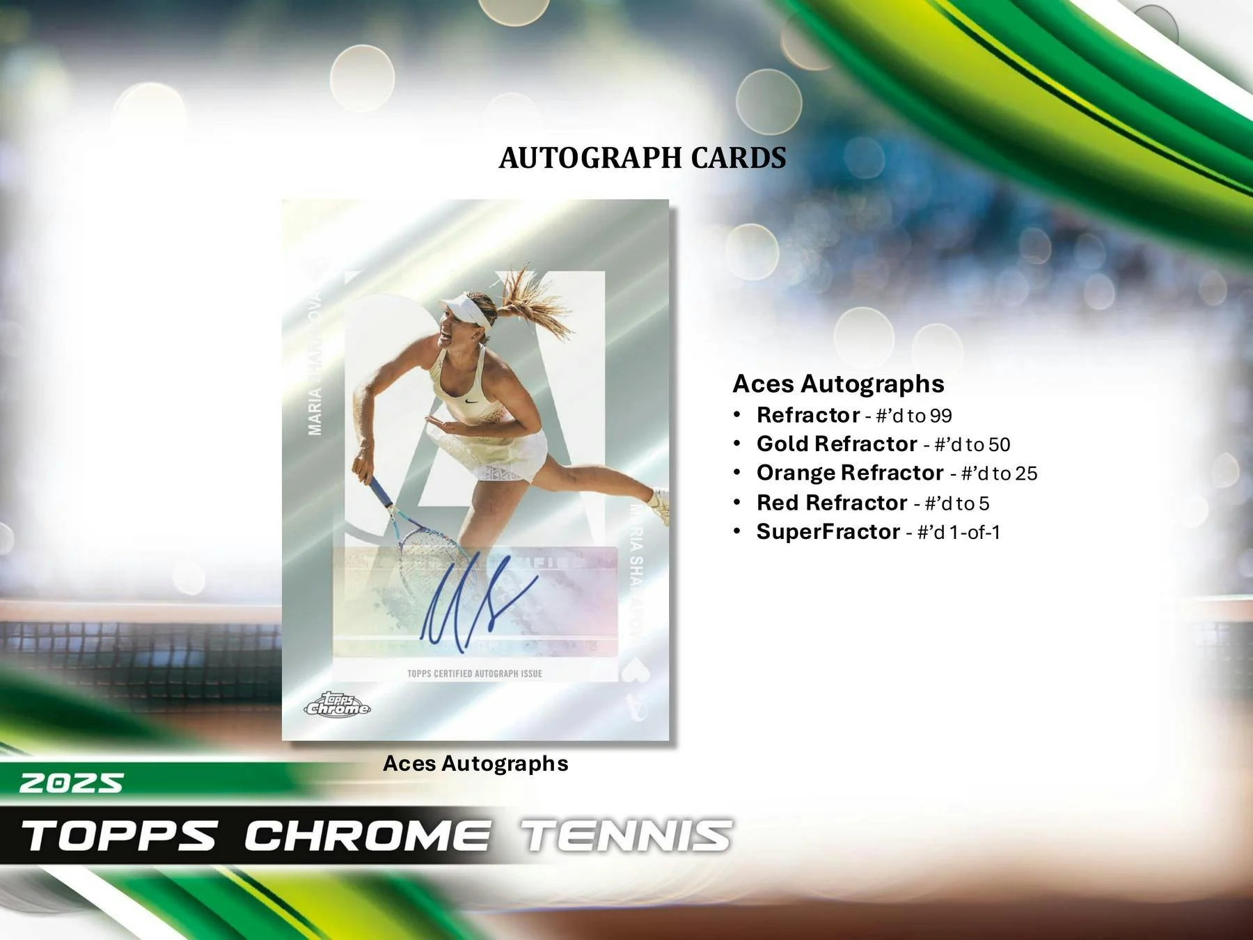 2025 Topps Chrome Tennis Breakers Delight Box | Columbia Sports Cards - Image 6