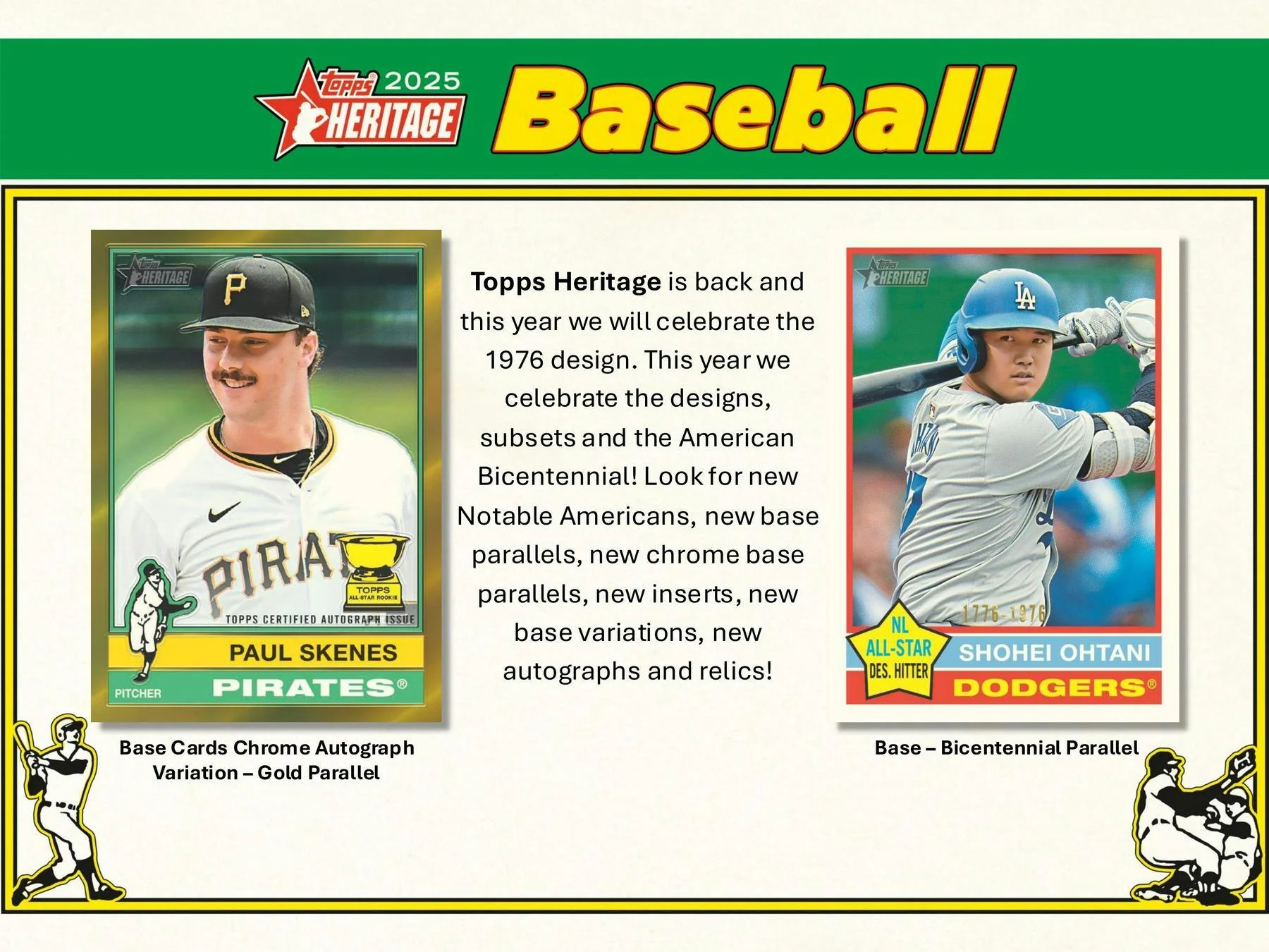 2025 Topps Heritage Baseball Hobby Box - Image 3