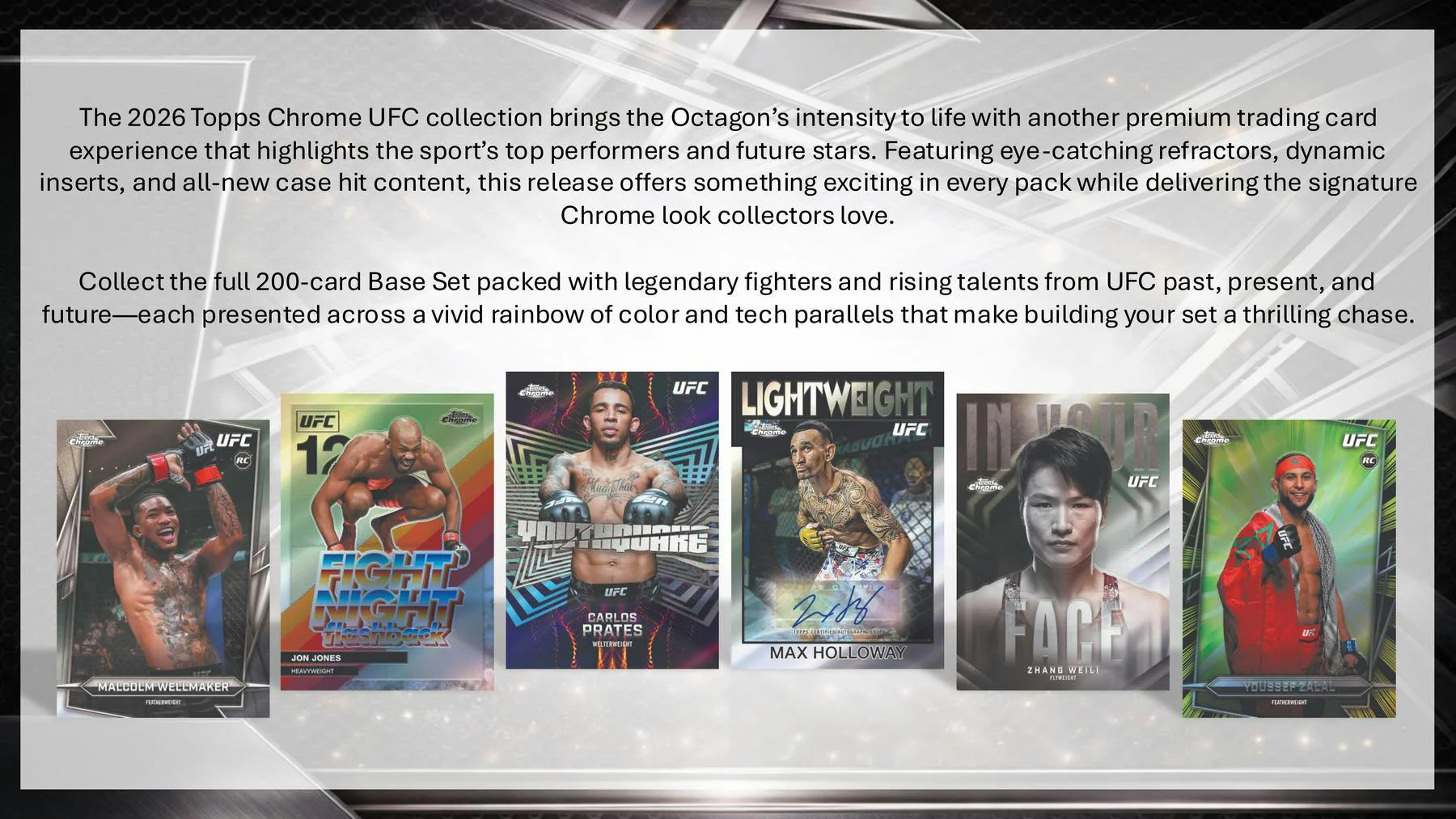 2026 Topps Chrome UFC Blaster Box | Columbia Sports Cards - Image 3
