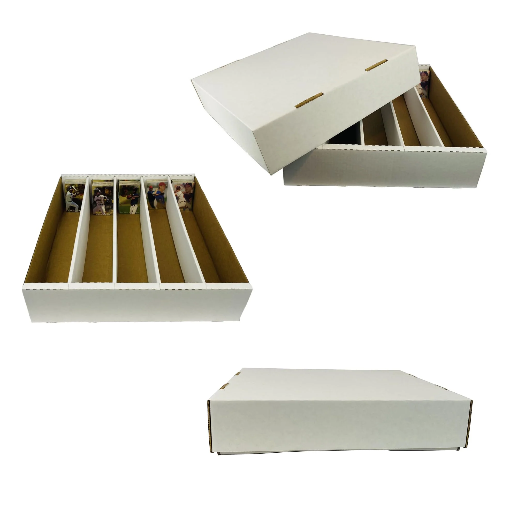 5,000ct Super Monster 5-Row Card Storage Box - 5 Pack - Image 2