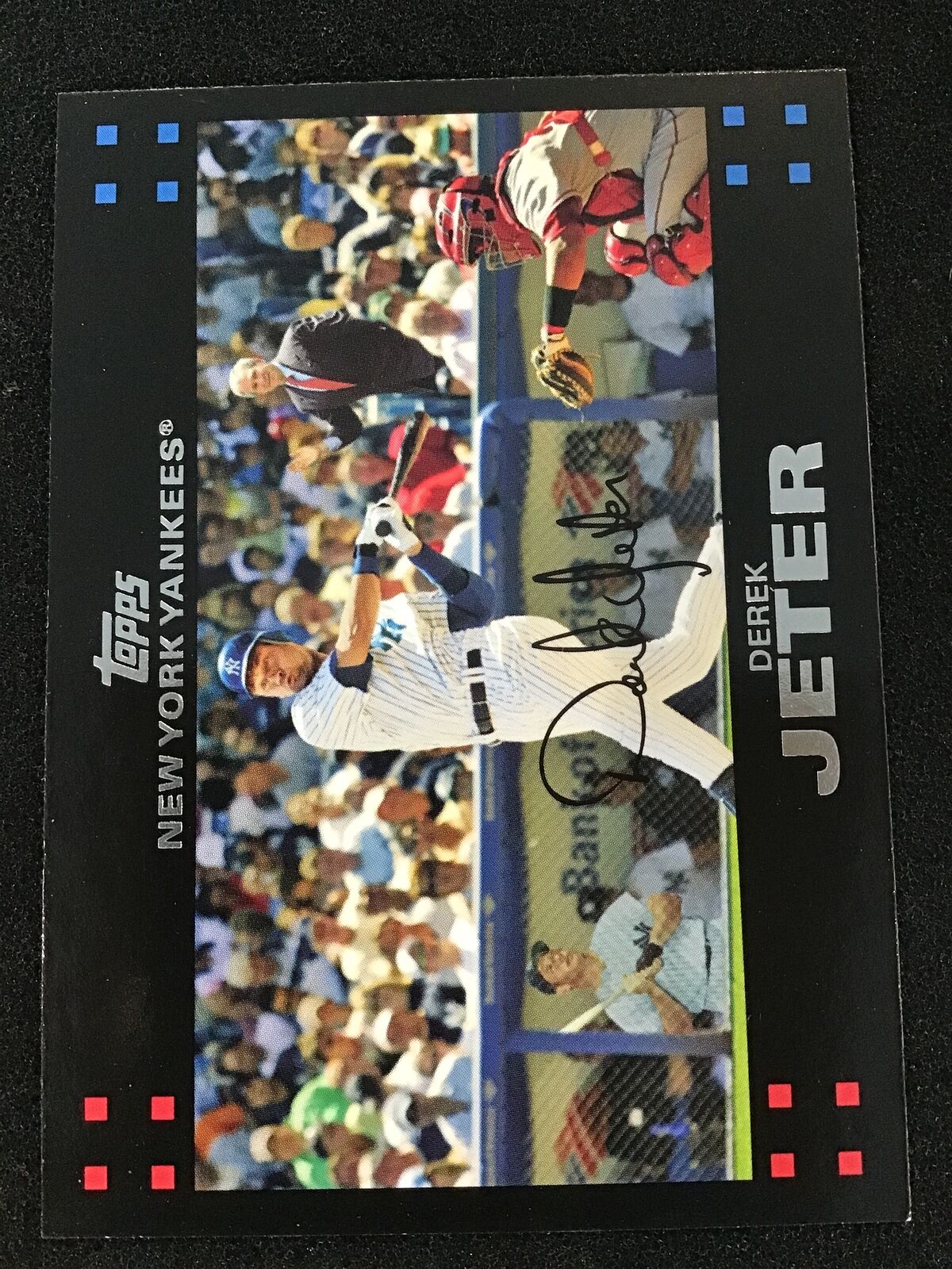 Derek Jeter 2007 Topps Mantle / Bush #40b New York Yankees
