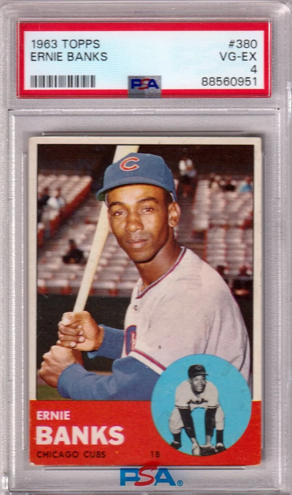 ERNIE BANKS 1959 Topps #380 PSA 4 VG-EX - CUBS