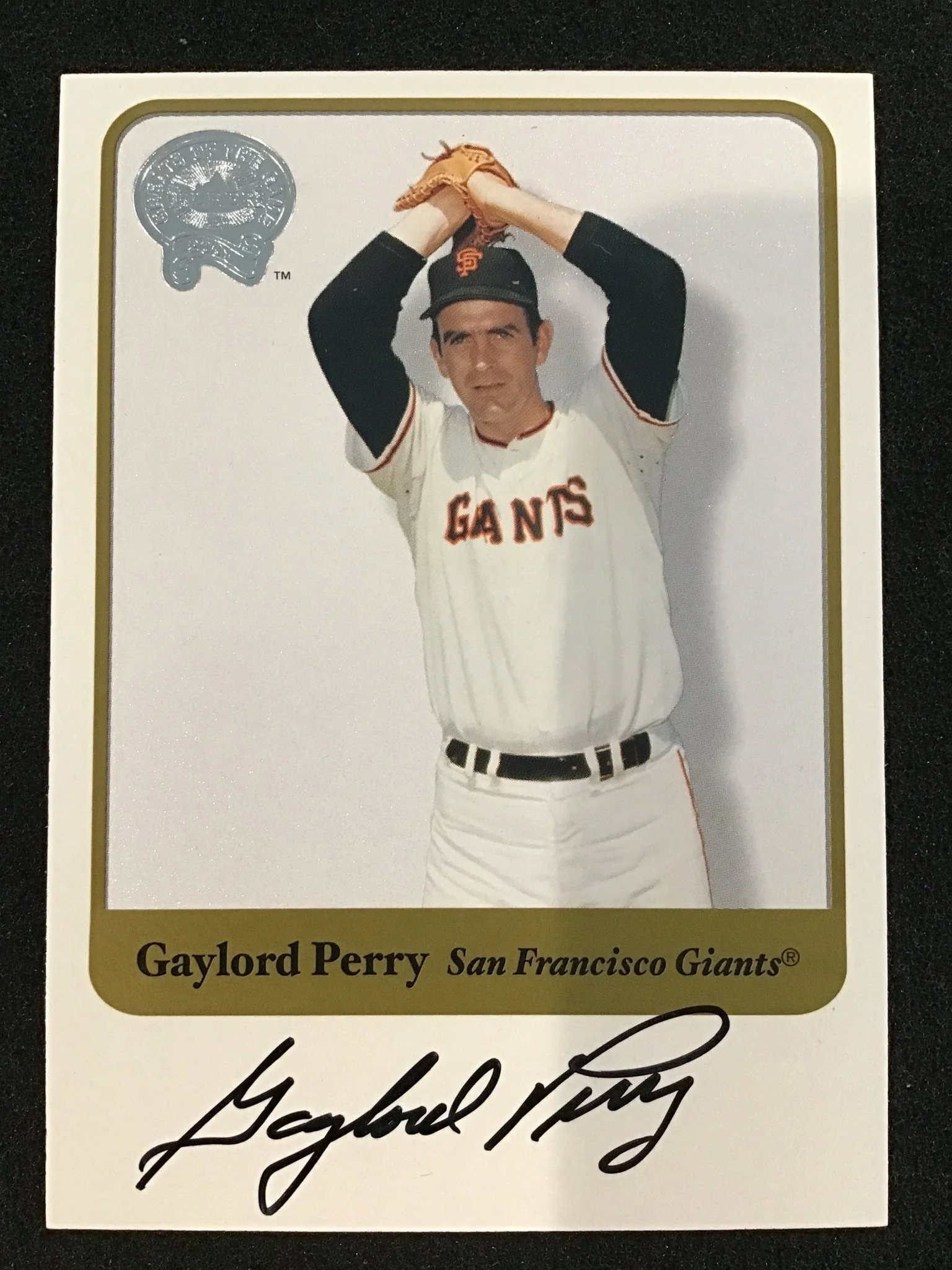 Gaylord Perry 2001 Fleer Greats of the Game Auto Giants
