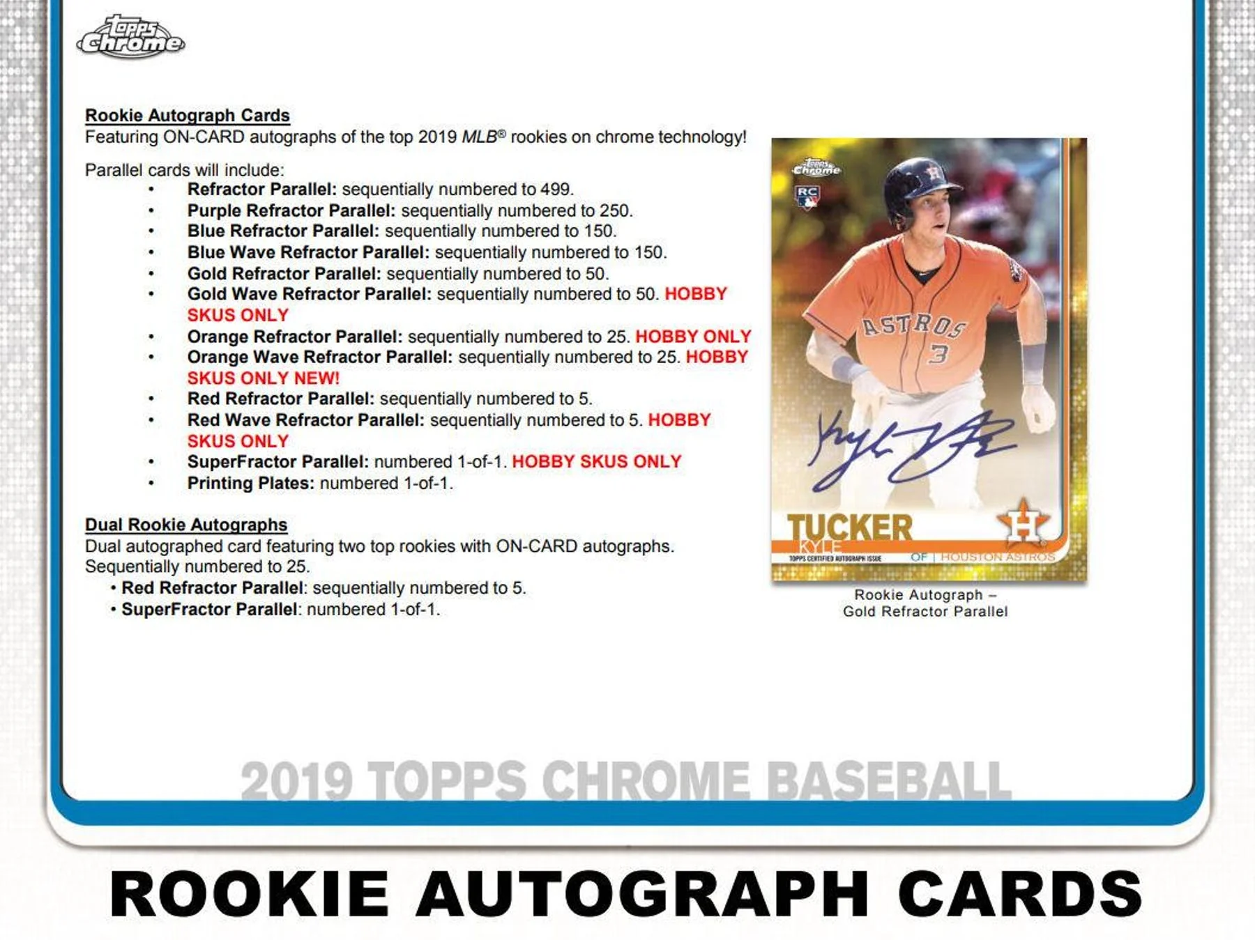 2019 Topps Chrome Baseball Jumbo Box - Image 7