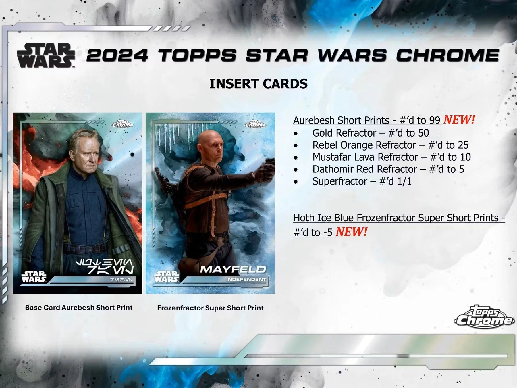 2024 Star Wars Topps Chrome Hobby Box - Image 5