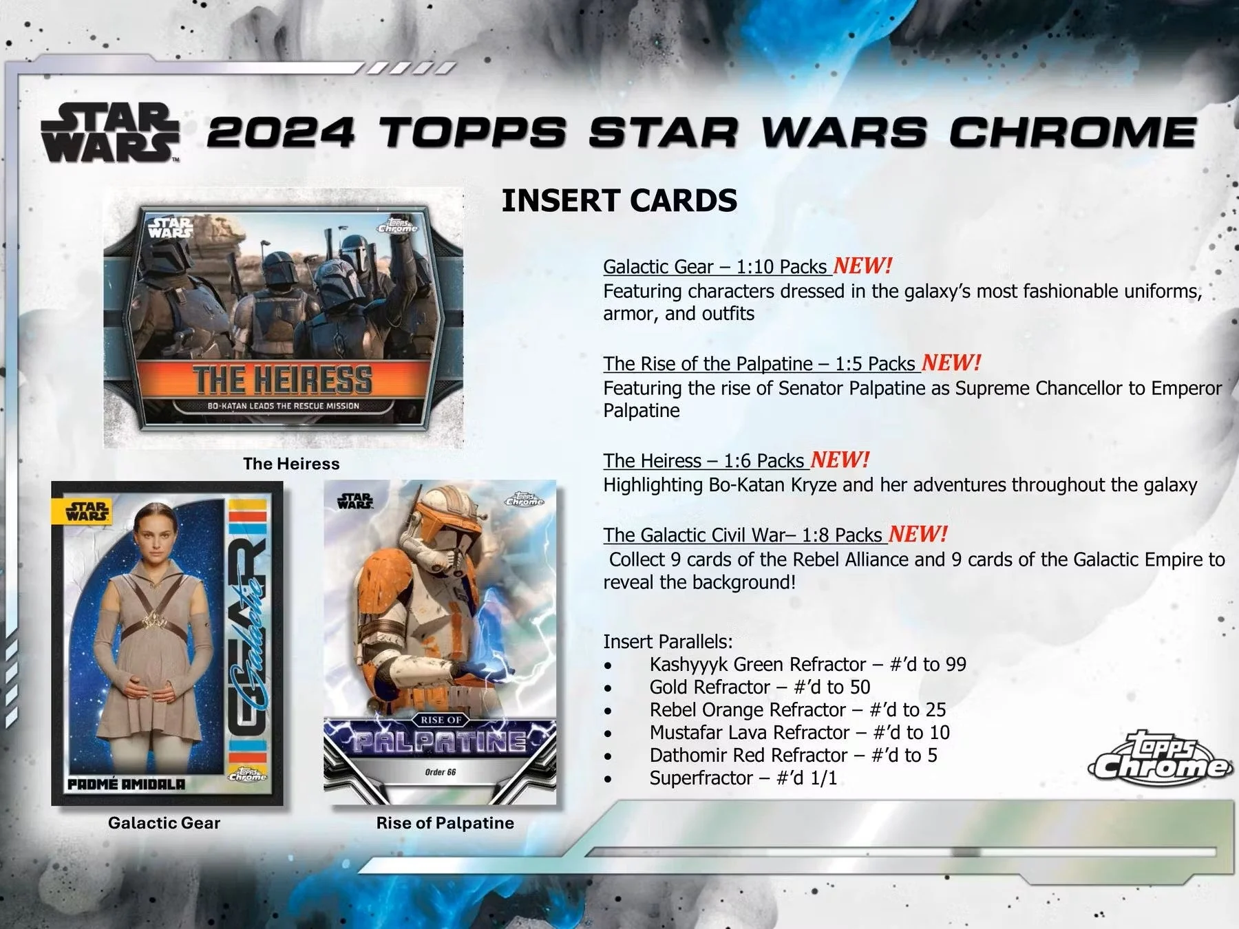 2024 Star Wars Topps Chrome Hobby Box - Image 6