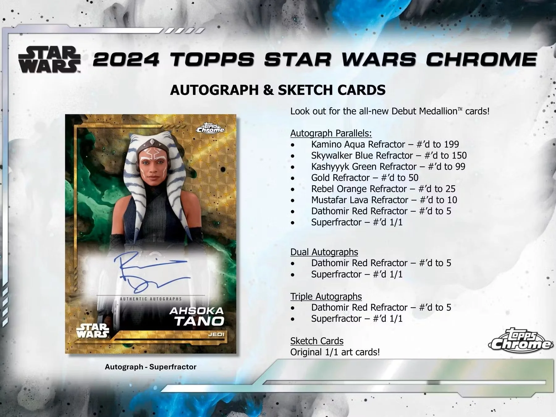 2024 Star Wars Topps Chrome Hobby Box - Image 8